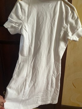 Sukienka dresowa biała adidas s 36 xs