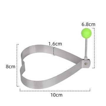 ФОРМА ДЛЯ ЖАРЕНЫХ ЯИЦ СЕРДЦЕ ФОРМА ДЛЯ ЯИЦ ПАСХАЛЬНЫЙ ЗАВТРАК 4x