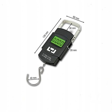 КРЮЧОК ДЛЯ РЫБАЛКИ ЧЕМАДА Дорожные ВЕСЫ LCD 50 кг