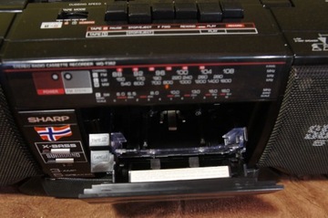 Iconic Vintage Sharp 2 кассеты 1 кассета 3 усилителя 5 динамиков