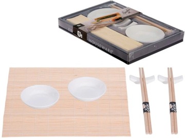 Zestaw do sushi dla 2 osób - 7 elementów BIAŁY