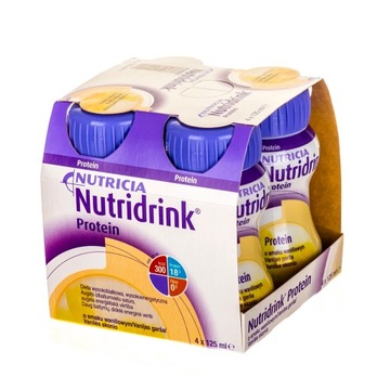 Nutridrink Protein wanilia 4x125ml + gratis