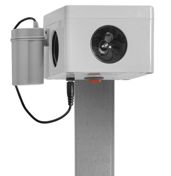 Тройной мощный садовый отпугиватель куниц, лис, крыс, мышей, 2500 м2