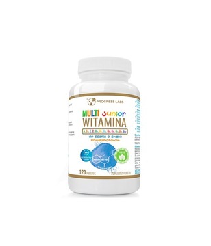 PROGRESS MULTIWITAMINA JUNIOR 120 TABLETEK DO SSANIA WITAMINY DLA DZIECI