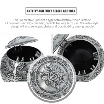 ЕВРОПЕЙСКАЯ ВИНТАЖНАЯ ПЕПЕЛЬНИЦА УКРАШЕНИЕ ДОМА ОТ ЯПЕЛЬНЫХ МУХ