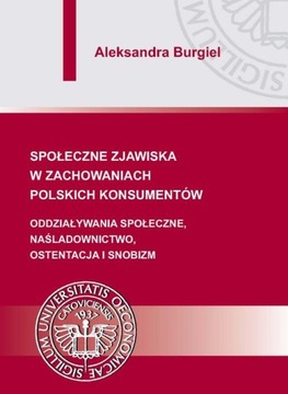 Ebook | Społeczne zjawiska w zachowaniach polskich konsumentów - Aleksandra