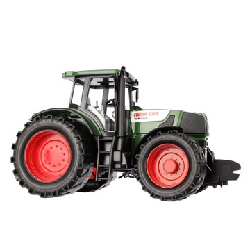 Duży Traktor Z Przyczepą Rolniczą Wywrotką 54cm