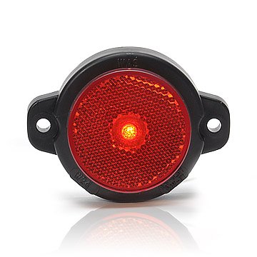 Lampa LED obrysowa tylna czerwona okrągła (652)