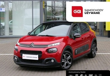 Citroen C3 III Hatchback 1.2 PureTech 110KM 2018 Citroen C3 1.2 110KM AT Shine AndroidAuto Kamera SerwisASO SalonPL FVmarza