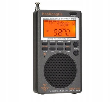HRD Radio przenośne FM/MW//SSB/AIR/CB PEŁNE PASMO