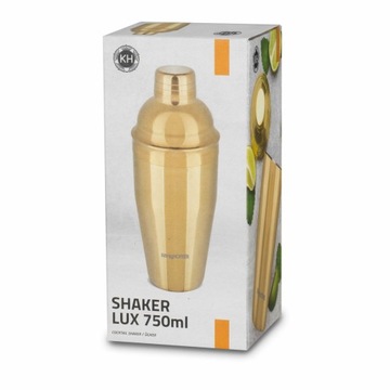 Шейкер для напитков BARTMAN SHAKER золотой 750мл