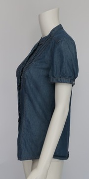 ESPRIT 40 L BLUZKA LETNIA JEANS KOSZULA CIENKA