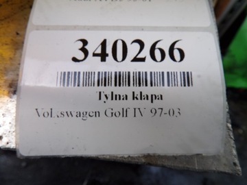 VOLKSWAGEN GOLF IV BORA ZADNÍ VÍKO KUFRU KUFRU KOMBI