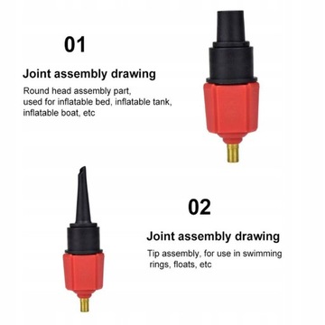 Профессиональный воздушный адаптер для надувания