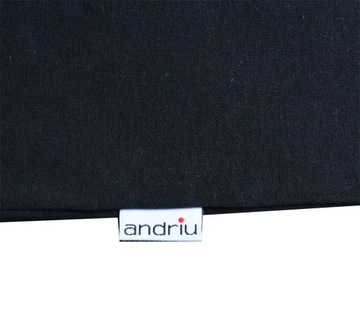 БОЛЬШАЯ МУЖСКАЯ ФУТБОЛКА ANDRIU, ЧЕРНАЯ, 6XL