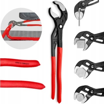 KNIPEX Szczypce Do Rur Cobra 300mm 870300 | Klucz Nastawne Do Nakrętek