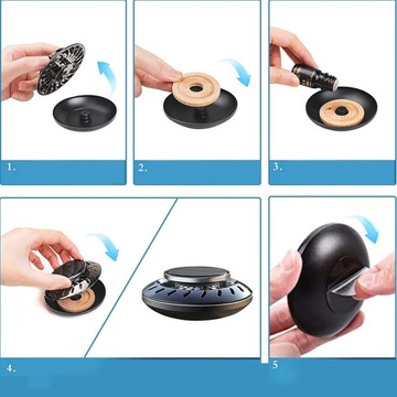 АВТОМОБИЛЬНЫЙ АРОМАТНЫЙ ДИФФУЗОР СОЛНЕЧНОГО АРОМАТА, 2 БУТЫЛКИ С ЭФИРНЫМИ МАСЛАМИ