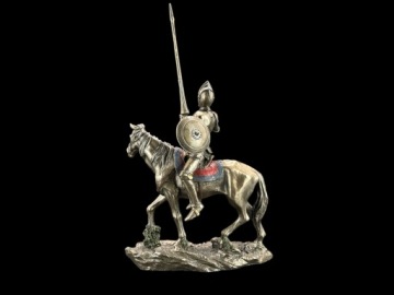 Статуэтка Скульптура Статуэтка ДОН КИКСТ НА ЛОШАДЕ ВЕРОНЕСЕ (WU76512A4)