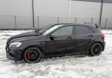 Mercedes Klasa A W176 Hatchback 5d Facelifting AMG 45 AMG 381KM 2017 Mercedes-Benz Klasa A 4x4 AMG A45 2.0 BENZ 381 KM 2017r Salon PL Vat 23, zdjęcie 4
