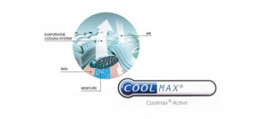 Носки для бега RUN4 – Coolmax – черно-оранжевые