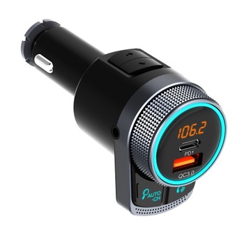 FM-передатчик Feegar Bluetooth QC 3.0 PD 38 Вт AUX