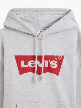 Levi's Bluza Levi's Graphic Standard Hoodie Szary Regular Fit