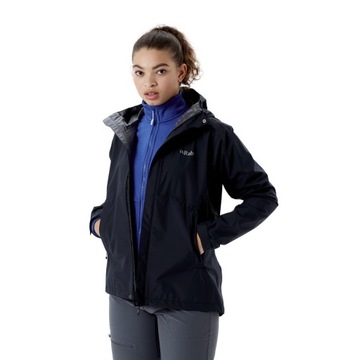 Rab Downpour Eco Jacket черный 10 женский плащ
