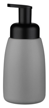 DOZOWNIK MYDŁA W PŁYNIE FUNKCJA PIANY SZARY CERAMICZNY 350 ML STYLOWY