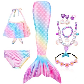 STRÓJ KĄPIELOWY OGON SYRENY ARIEL SYRENKA BIKINI