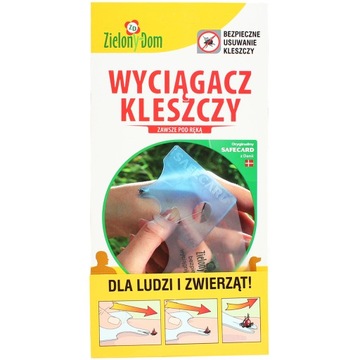 KARTA do bezpiecznego usuwania KLESZCZY SAFECARD