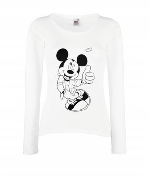 BLUZKA DAMSKA WZORY MYSZKA MIKI MICKEY MOUSE