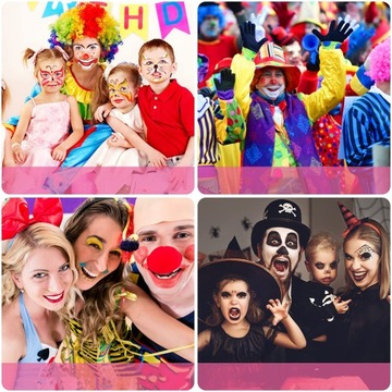 КРАСКИ ДЛЯ КРАСКИ ДЛЯ ТЕЛА 15 ШТ КРАСКИ ДЛЯ ЛИЦА С 2 КИСТОЧКАМИ