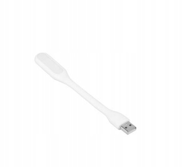 LAMPKA LED USB KOMPUTEROWA ELASTYCZNA BIAŁA