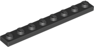 LEGO Płytka 1x8 Czarny 346026 3460