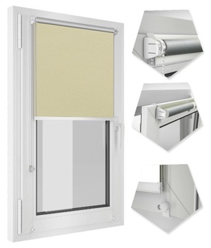 Ziemiste Kolory Roleta Termo Wywietrznik 141x140