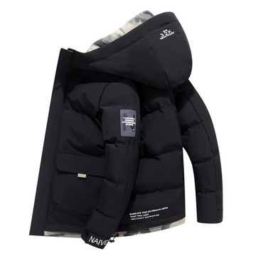 MEN'S CASUAL QUILTED WINTER DOWN JACKET Najlepsza jakość