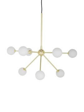 Lampa wisząca Space West 9 -punkty światła G9 złota
