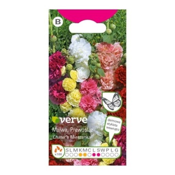Nasiona malwa Chater's Verve mix x100 etykieta gratis