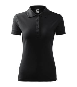 KOSZULKA polo DAMSKA PIQUE MALFINI 210 T-SHIRT ebona gray S