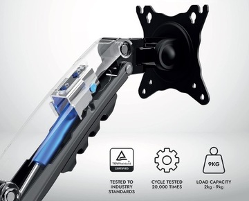 ДЕРЖАТЕЛЬ МОНИТОРА ПОДСТАВКА INVISION MX200 STRONG 19–32 ДЮЙМА ПОВОРОТНАЯ 9