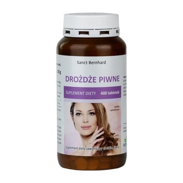 Drożdże piwne 400 tabl. - witaminy z grupy B
