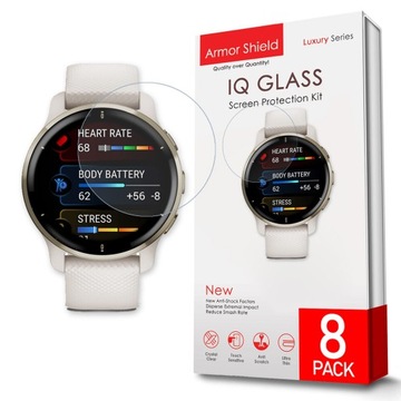8w1 PANCERNE SZKŁO HYBRYDOWE SZYBKA NA EKRAN DO GARMIN VENU 2 PLUS 43MM