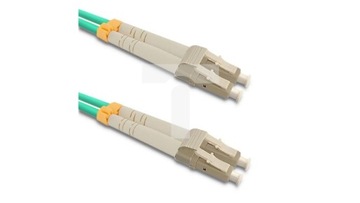 Qoltec Patchcord światłowodowy LC/UPC - LC/UPC Multimode 50/125 OM3 Duple