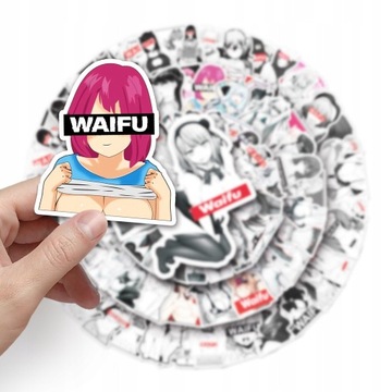 100 sztuk Anime Girl Graffiti Stickers Cartoon Wat LOL20