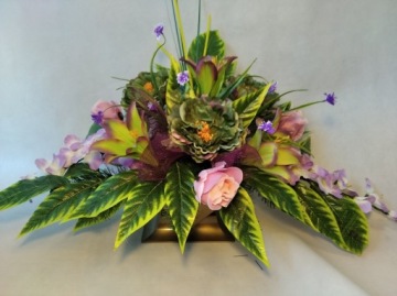 Цветы на могилу, ИСКУССТВЕННЫЙ БУКЕТ ДЛЯ ВАЗЫ, РАЗНЫЕ!