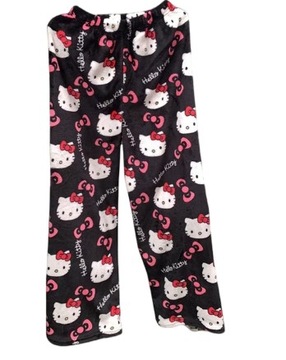 SPODNIE OD PIŻAMY HELLO KITTY MIĘKKIE I WYGODNE,L