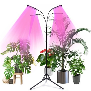 Lampa wzrostu roślin LED z uchwytem podłogowym