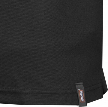 KOSZULKA MĘSKA MAGNUM POLO BLACK/BRIGHT MARIGOLD - XXXL