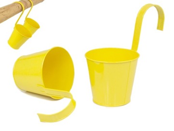 DONICZKA OSŁONKA BALKONOWA WISZĄCA żółta 13 cm