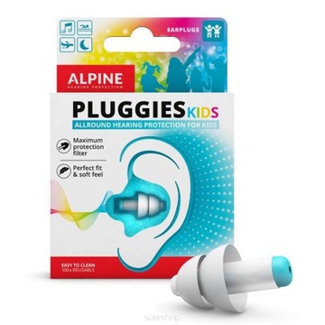 Zatyczki do uszu dla dzieci Alpine Pluggies Kids
